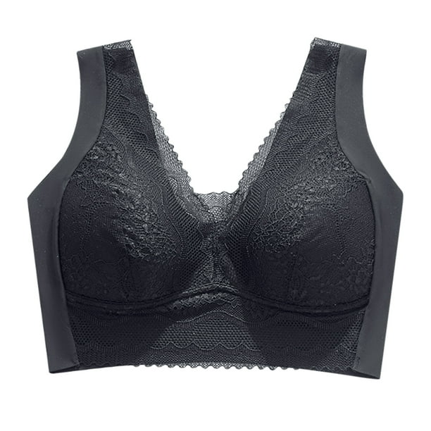 Women's Sexy Lace Push Up Bra Underwire Padded Bra Backless Bra Seamless  Sports Bra Lightly Full-Coverage T-Shirt Bra, Gray, Small : :  Clothing, Shoes & Accessories