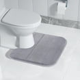 thumbnail image 1 of Hasta un 60 % de descuento en alfombrillas de baño de espuma viscoelástica en forma de U, suaves, cómodas, de secado rápido, antideslizantes, gruesas, lavables a máquina y de fácil secado., 1 of 6