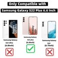thumbnail image 2 of Zonrw Para Samsung Galaxy S22 Plus Funda Magnética Para Mujer Niña Suave Lindo Lujo Amor Corazón Chapado Bling Degradado Glitter Funda Para Teléfono Compatible Con Magsafe Transparente A Prueba De Gol, 2 of 5