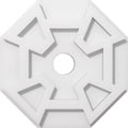thumbnail image 1 of Ekena Millwork CMP12LG-02000 12 in. OD x 2 in. ID Square Logan Architectural Grade PVC Contemporary Ceiling Medallion, 1 of 1
