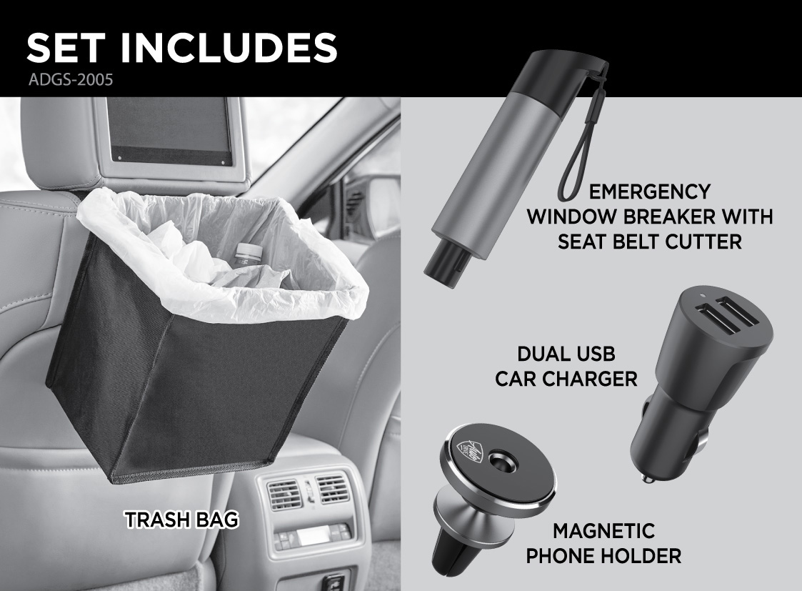 Auto Drive Gold Color Steel SUV Gift Kit Adgs-2005 1 Pack, 6.69*1.96*4.92''