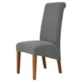 thumbnail image 4 of Respaldo Alto Universal De Alta Elasticidad Cubierta De La Silla Jacquard Tamaño XL Cubiertas Comedor Cocina Oficina Casa, 4 of 4
