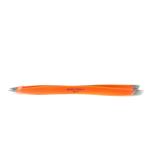 Body Toolz Neon Double End Tweezers Orange Revenge BT5014 Walmart