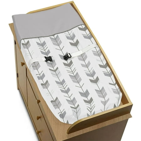 UPC: 0846480053057 | Mod Arrow Grey and White Collection Changing Pad Cover