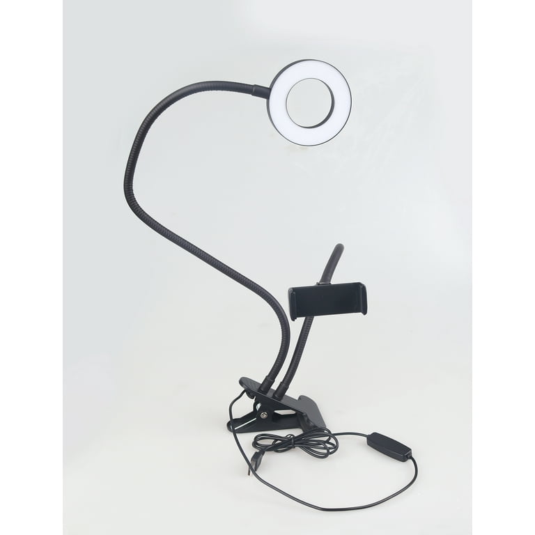 5-inch LED Selfie Ring Light with Phone Holder, Color Modes and