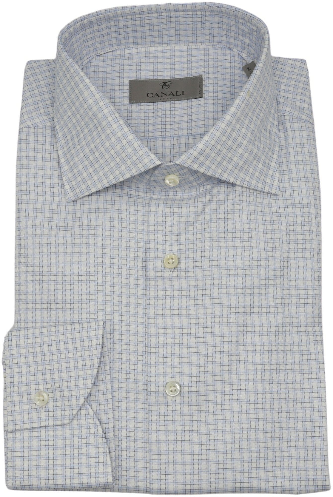 white checkered dress shirt