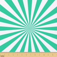 Manfei Sunburst Mint 100% Cotton Fabric 10 Yards, Green Pinwheel Home ...