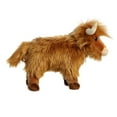 thumbnail image 3 of Aurora - Medium Brown Miyoni - 9.5" Highland Cattle - Realistic Stuffed Animal, 3 of 5