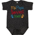 thumbnail image 3 of Inktastic My Papa Loves Me Boys or Girls Baby Bodysuit, 3 of 5