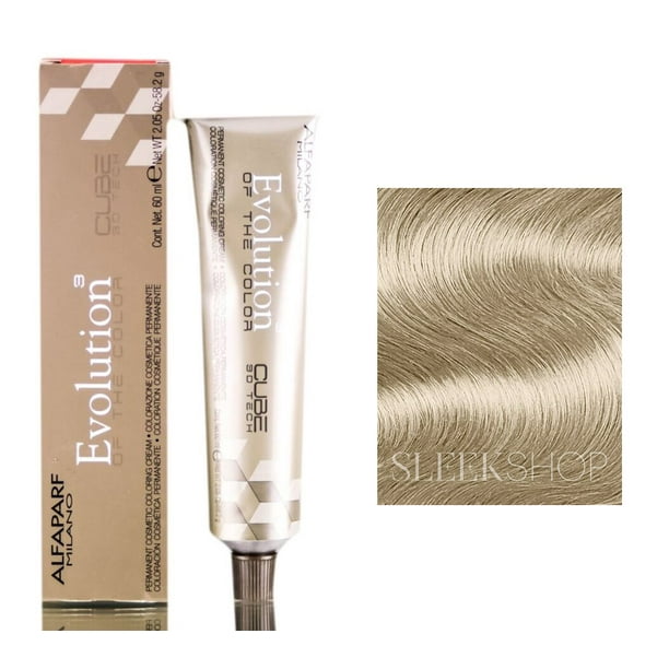 11.13 - Ash Golden Platinum , Alfaparf Milano Evolution of the Hair Color Dye Haircolor Cube, Alpha Parf Hair Scalp - Pack of 1 w/ Sleek Teasing Comb Tinte Cabello Alfaparf Milano by Sleekshop Alpha Parf belleza