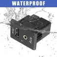 thumbnail image 6 of USB Port Socket Auxiliary Jack 4 Pins Audio Video Jack Compatible For 370Z Altima Frontier Kicks NV Rogue Rogue Sport Xterra Replaces 795405004 28023-4BA0, 6 of 8