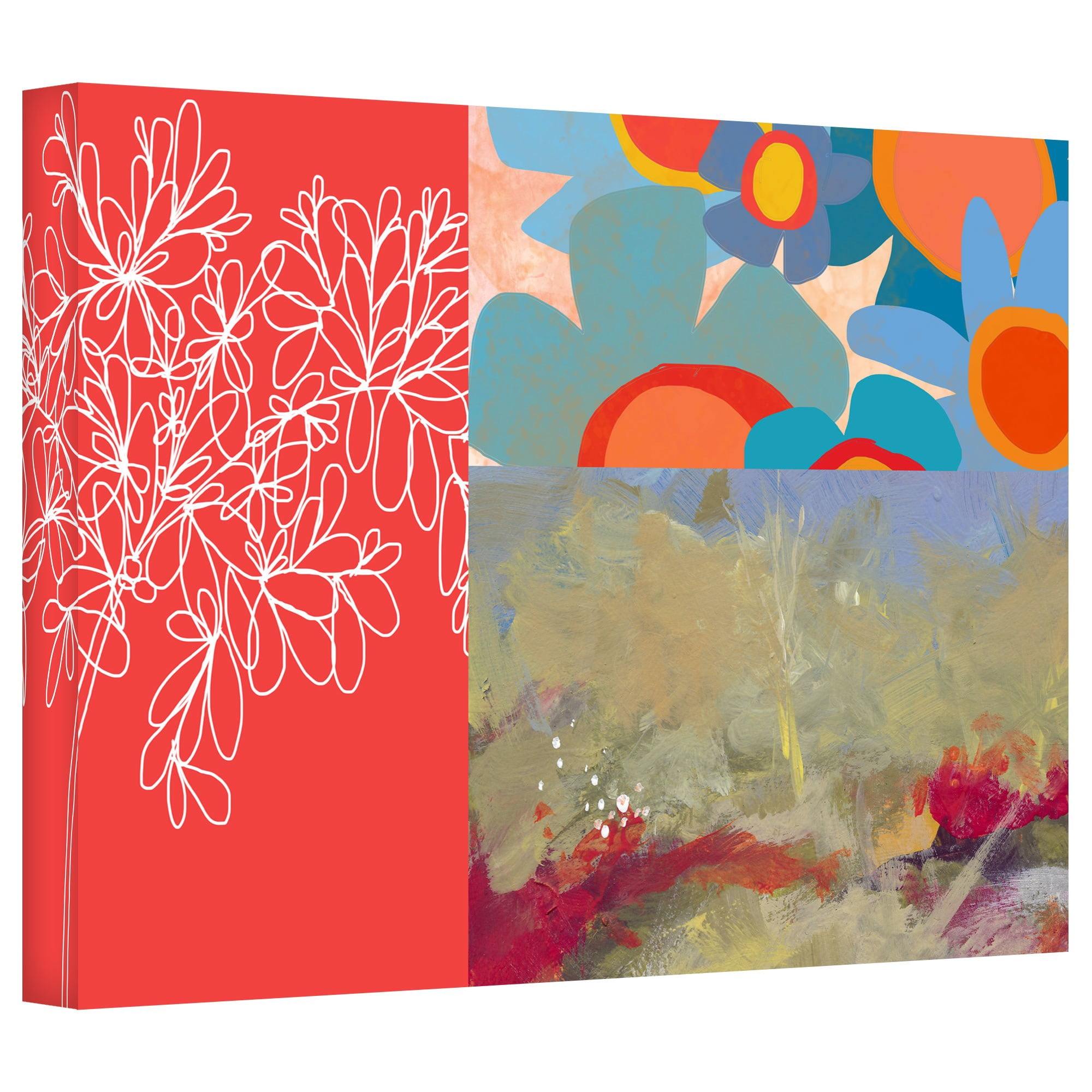 ArtWall Jan Weiss "Quote Collage II" Gallery-wrapped Canvas Art
