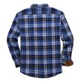 thumbnail image 2 of SWISSWELL Men's Flannel Shirts Cotton Long Sleeve Shirt Casual Button Down Fleece Shirts with 2 Pockets, 2 of 6
