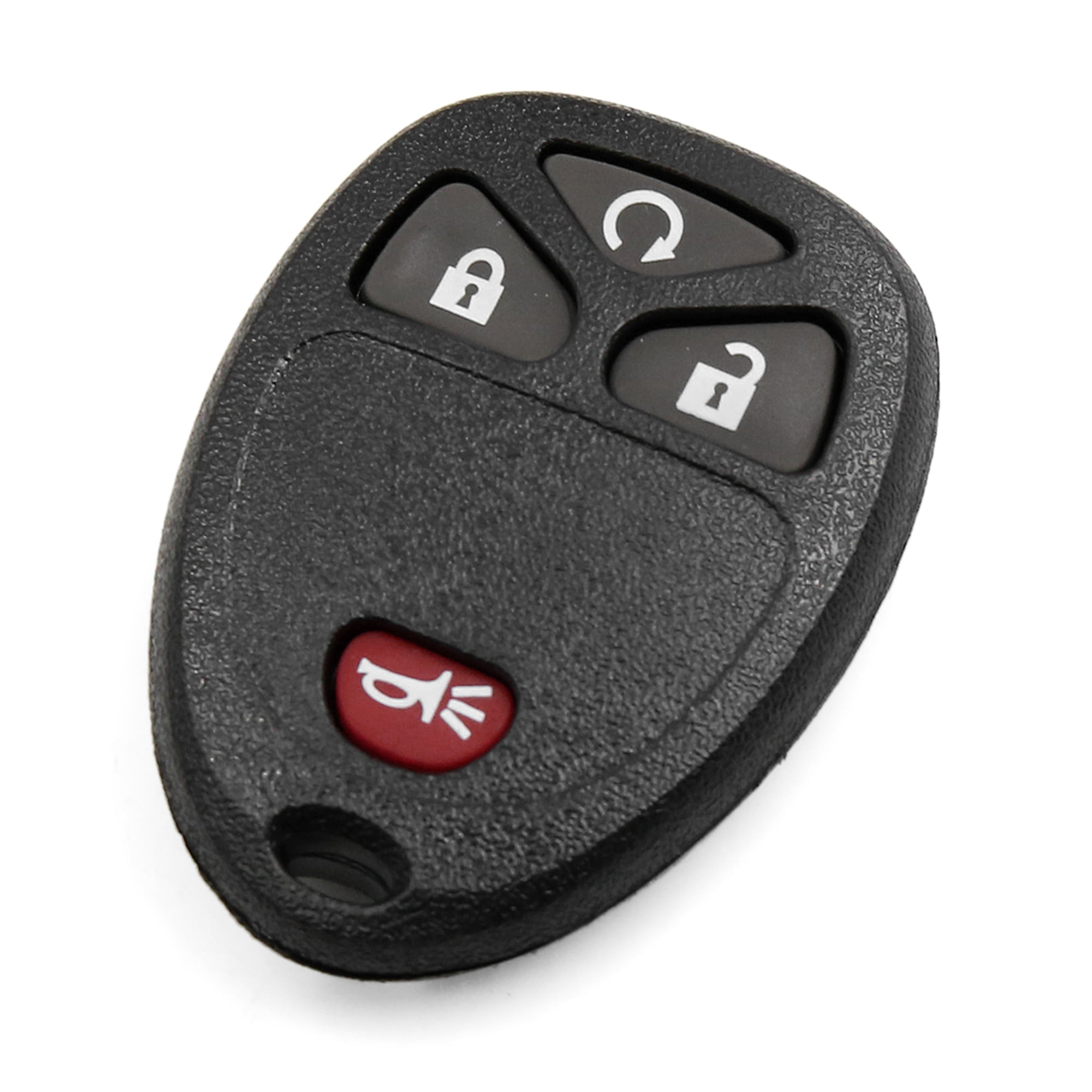 New Red GM Pontiac Buick Replacement Remote Key Fob Case Shell and Buttons 