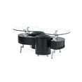 thumbnail image 2 of Global Furniture USA Black Coffee Table With Stools, 2 of 2