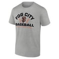 thumbnail image 2 of Men's Heather Gray San Francisco Giants Team Go For Two T-Shirt, 2 of 3