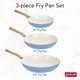 thumbnail image 2 of Juego de sartenes GoodCook Healthy Ceramic Titanium de 3 piezas, azul, 2 of 9