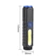 thumbnail image 4 of Linterna de emergencia XPE 4 modos COB LED linterna fuerte para exteriores (azul) Ehuebsd Para Estrenar, 4 of 4