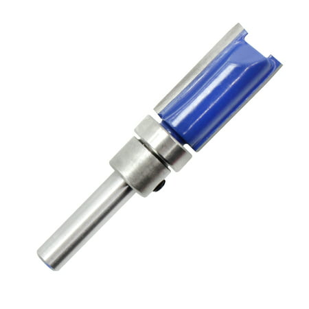 1/4 inch Shank Flute Flush Trim Pattern Router Bit Top Bearing Woodworking Milling Cutter (Best Wood Router For The Money)