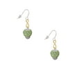 thumbnail image 2 of Delight Jewelry Silvertone Lime Green Crystal Sparkle Spinner Gold Tone Infinity French Earrings, 2 of 4