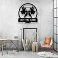 thumbnail image 4 of Craftnamesign Custom Tattoo Machine Artist Metal Wall Art LED Light, Custom Ink Studio Name Sign, 4 of 5