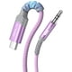 thumbnail image 1 of Cable de conector auxiliar de audio USB C a 3,5 mm JSAUX morado de 1 m, 1 of 7