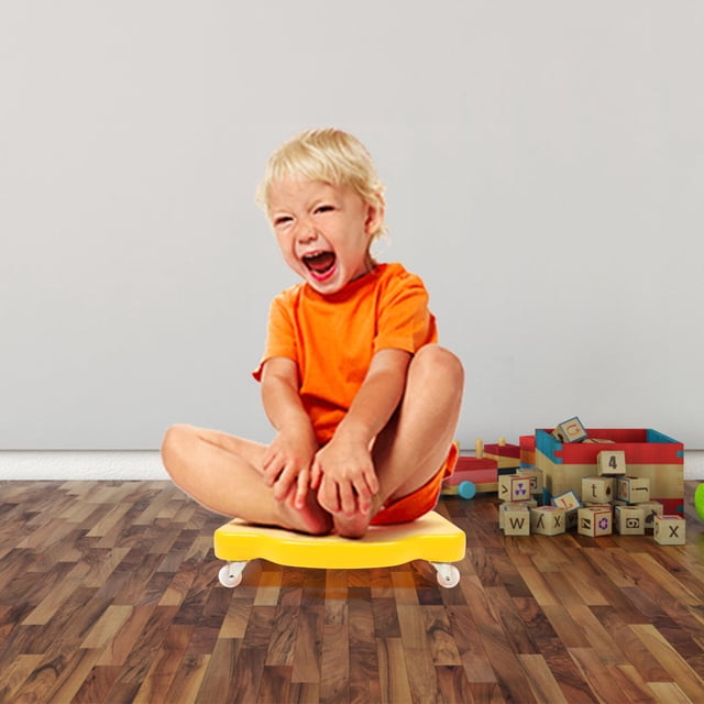 CATIEBYE 1Set Wheel Design Childrens Balance Board for Toddlers Wobble Balance Board