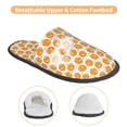 thumbnail image 3 of Lsque Ping-Pong Table Tennis Racket Print Fuzzy Slippers Fuzzy Soft House Slippers Plush Furry Warm Cozy Open Toe Fluffy Home Shoes-Medium, 3 of 8