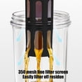 thumbnail image 2 of HJuyYuah 1 Quart Cold Water Kettle with Filter, Large Capacity Portable Cup with Hidden Handle, Pitcher for Home Office Travel Camping Cold Brew, 2 of 6