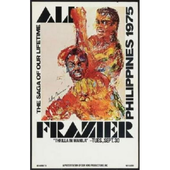 Bad Dog Posters Frasier Vs. Ali 1975 Poster 24inx36in Poster 24x36 poster Color Category: Multi, Unframed, Ages: Adults