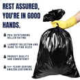 thumbnail image 4 of Plasticplace Bolsas de basura de 35 galones, 1,5 mil, color negro, resistentes, 33 x 48 pulgadas (100 unidades), 4 of 5