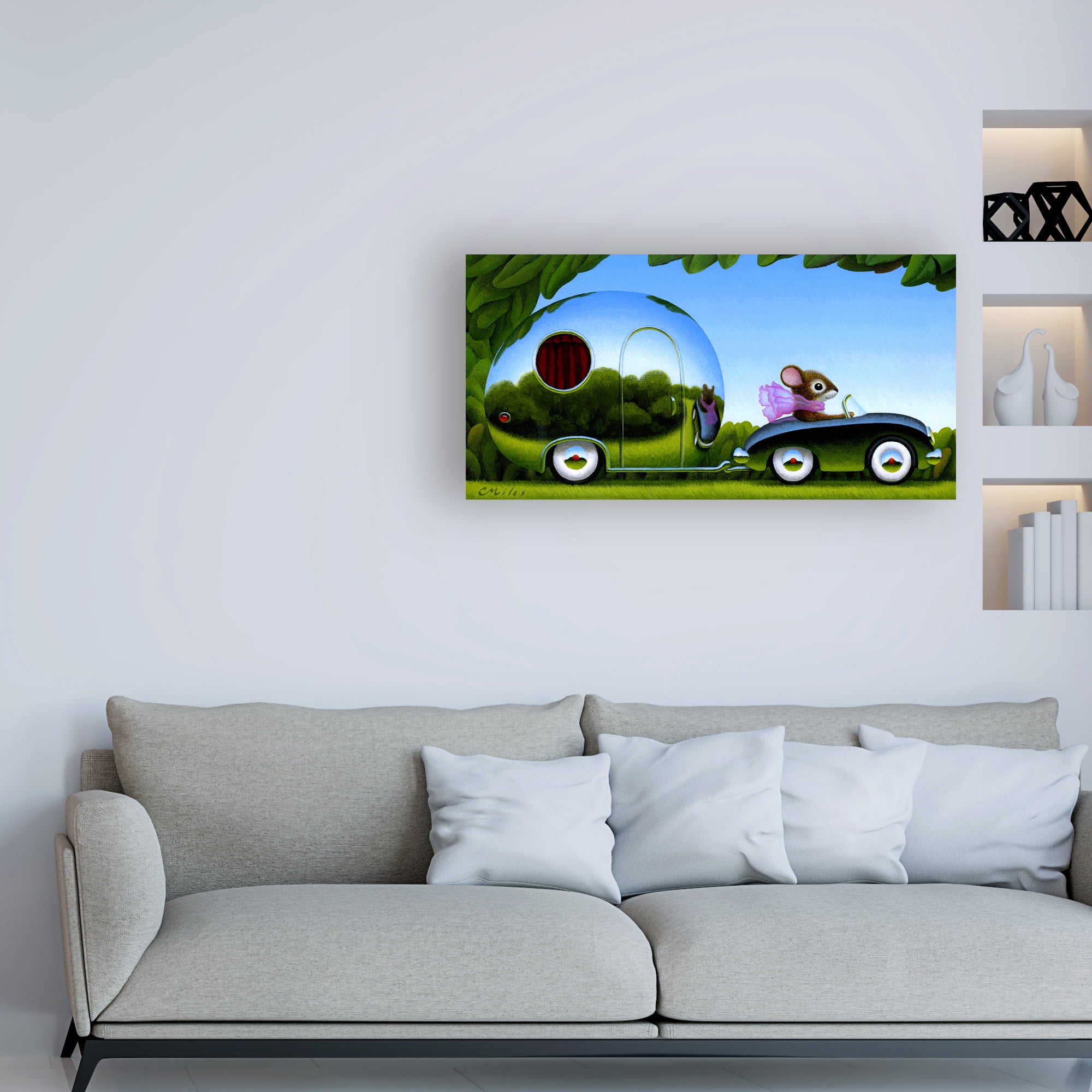 Trademark Fine Art 'Touring' Canvas Art by Chris Miles