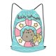 thumbnail image 1 of Pusheen The Cat Mochila Con Cordón Resistente Al Agua Bolsa De Cuerda De Moda Deportiva Sackpack Saco De Gimnasio Con Para Hombres Y Mujeres, 1 of 4