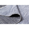thumbnail image 5 of HomeRoots 513857 2 x 3 ft. Blue & Gray Wool Striped Hand Knotted Rectangle Area Rug, 5 of 5