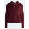 thumbnail image 5 of Free Assembly Women's and Women's Plus Quarter Zip Sweater, Midweight, Sizes XS-4X, 5 of 5