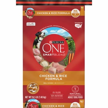 Purina One Smartblend Chicken & Rice Formula Dry Dog Food (Pack of 36)