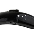 thumbnail image 4 of DYNWAVECA Motorcycle Stainless Rear Wheel Mudguard Replacement Protective Cover CG125 CG 125- Short - Black, 4 of 9