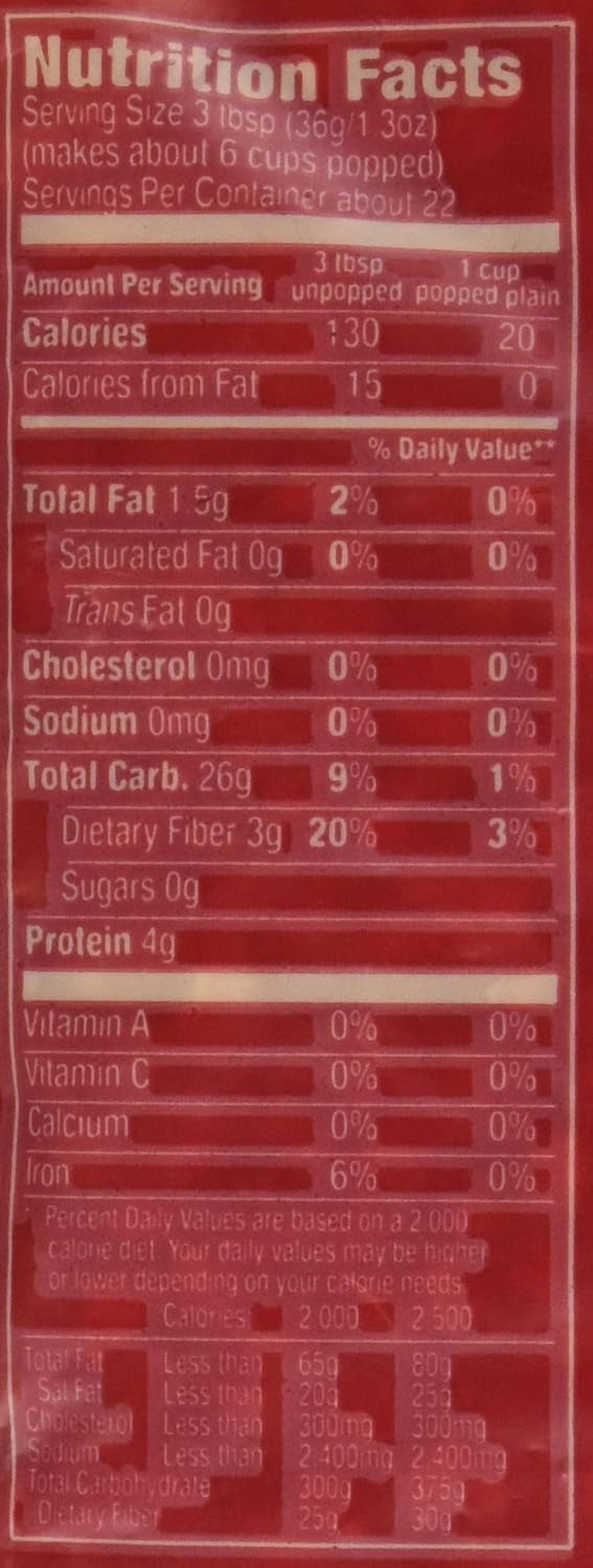 3 Packs  Joe's Organic Popping Corn