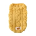 thumbnail image 1 of Fleece Pullover Pet Clothes Cute Wavy Double-sided Puppy Kitten Coats Sweater for Small Medium Dogs Cats Warm Winter Outfit ShopWise Round, 1 of 12