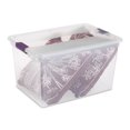 thumbnail image 3 of Sterilite ClearView 66 Quart Stacking Storage Tote w/ Latch Lid, 30 Pack, 3 of 7