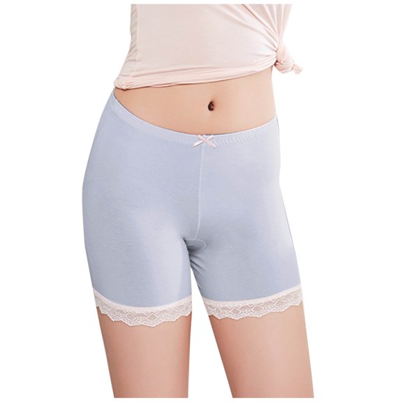 Juslio Girls Panties Mid Waist Tight Teen Girls Underwear Boxer Briefs Breathable Soft Panties