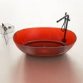 thumbnail image 2 of Vanity Art 67" x 30” Oval Shaped Stone Resin Freestanding Bathtub, Contemporary Design Soaking Tub with Overflow and Integrated Pop Up Drain, 2 of 4