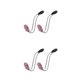 thumbnail image 4 of Sidaley 1 par de perchas para asiento trasero, reposacabezas de acero inoxidable, gancho para cartera, capacidad de carga máxima de 30 kg, estante de Type1 NO1 Sidaley CBP229092, 4 of 5