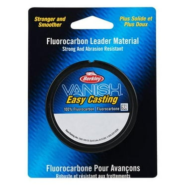 Berkley Vanish® Fluorocarbon Fishing Line, Clear, 4 lb Test Strength, 250 yd
