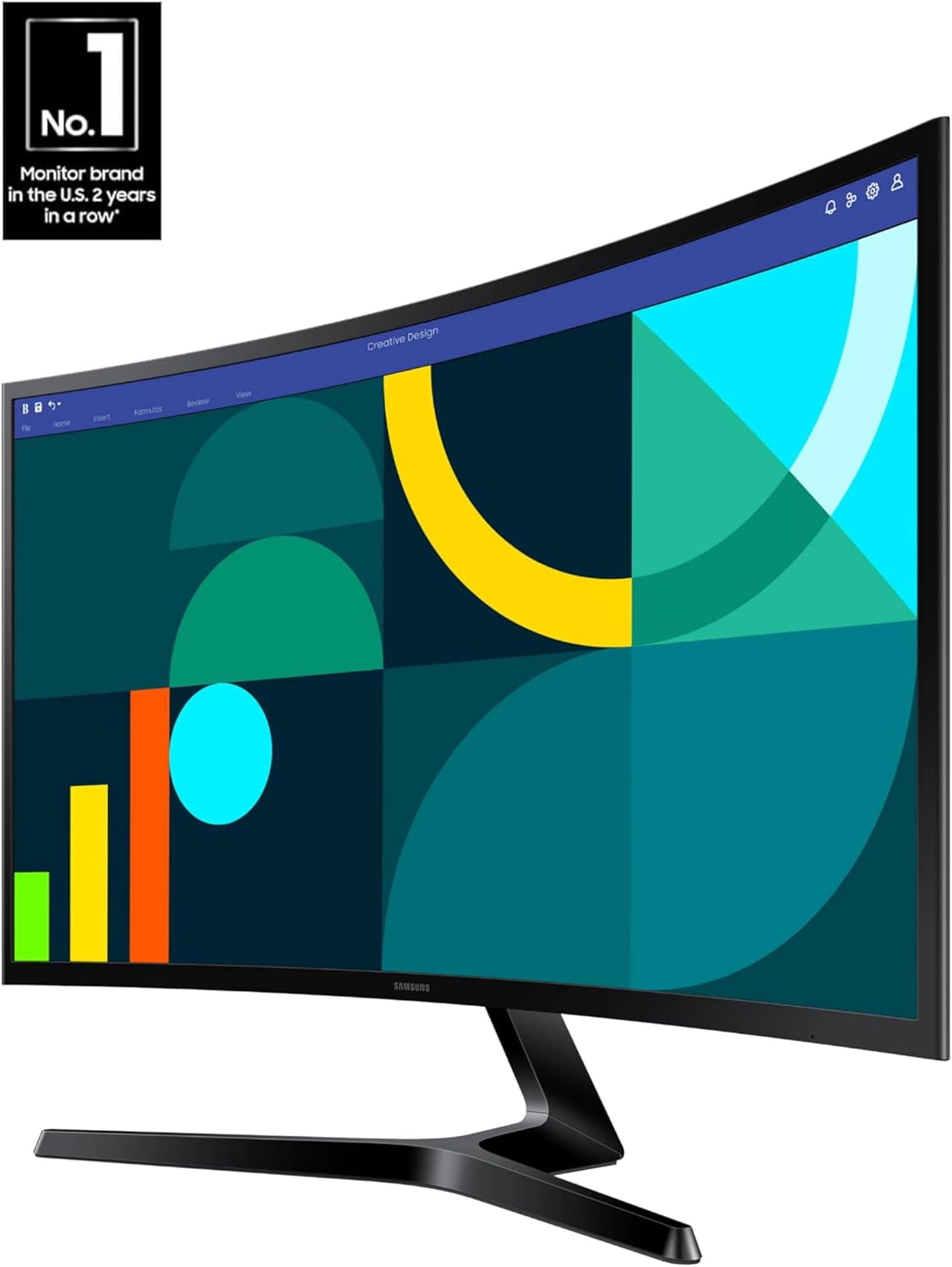 SAMSUNG Essential S3 27" FHD 100Hz 1800R Curved VA Monitor