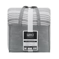 thumbnail image 7 of London Fog Supply Grey 4-Piece Garment Washed Comforter Set, King, 7 of 7