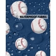 thumbnail image 5 of Outdoor Throw Pillow Cover Baseball Sports American Ball Sport Waterproof Cushion Covers 2 Pack Blue Pillow Cases Home Decoration for Patio Garden Couch Sofa, 5 of 6
