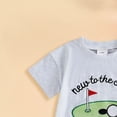 thumbnail image 4 of eczipvz Infant Baby Boy Girl Romper 18M Golf Play Ball Embroidered Romper Short Sleeve Bodysuit Newborn Playsuit, 4 of 6