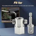 thumbnail image 4 of Stainless Steel Headwind Trailer Jack Crank Handle Cordless Drill Adapter, 4 of 5