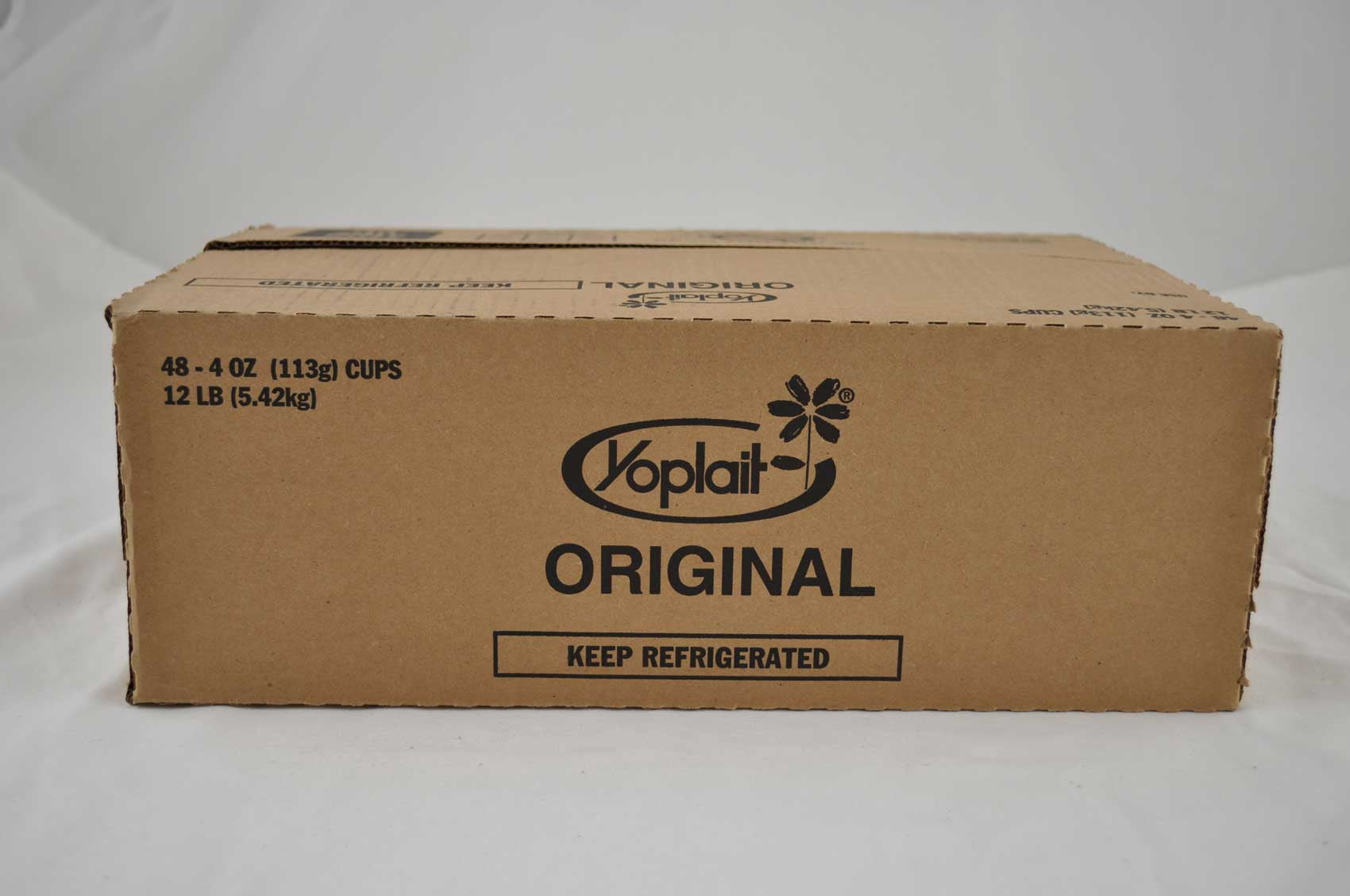 Yoplait Original Strawberry and Strawberry Banana Yogurt, 4 Ounce -- 48 per case.